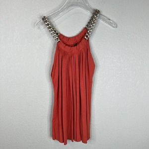 Rachel Pally Coral Chain Strap Top